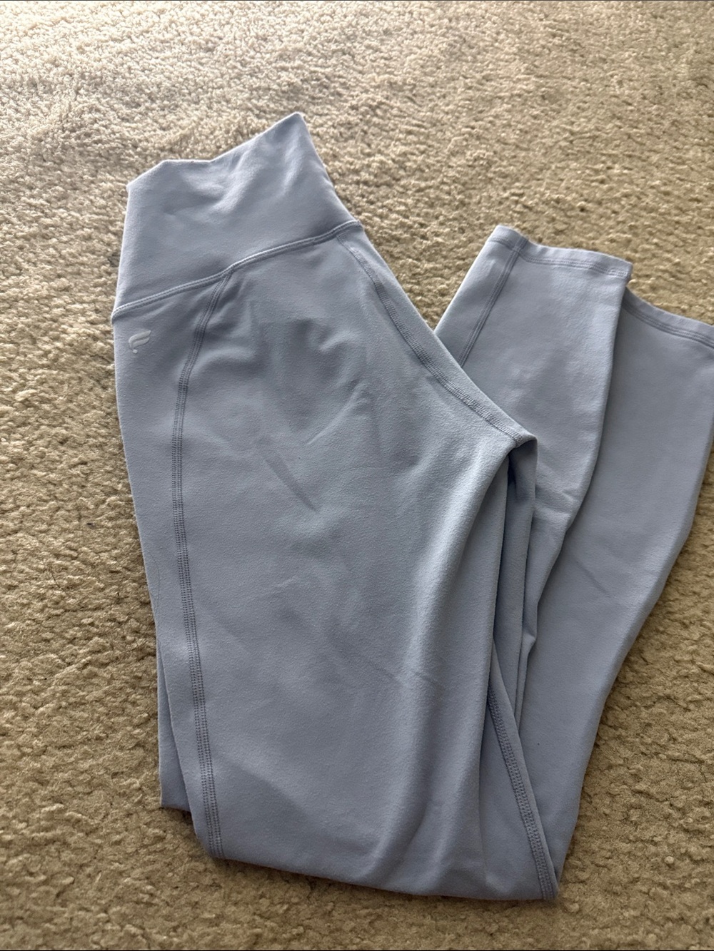 Fabletics Pale Gray High-Waist Leggings - Picture 5 of 6